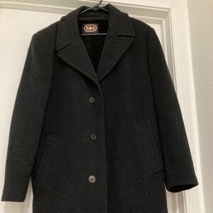 Vintage NEWPORT HARBOR Men’s Wool Coat 42R Black